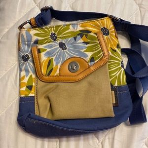 Sunflower Canvas Crossbody Bag by Franco Sartre